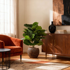 Lyrata Kunstplant N 90cm in pot