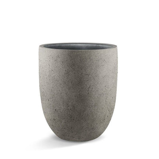 Grigio Tall Egg Pot D40xH47 Natural-Concrete / Anthique-White