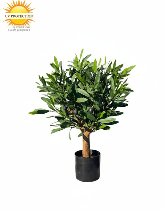 Artificial Olive plant 40cm on hardwood stem with UV-protection