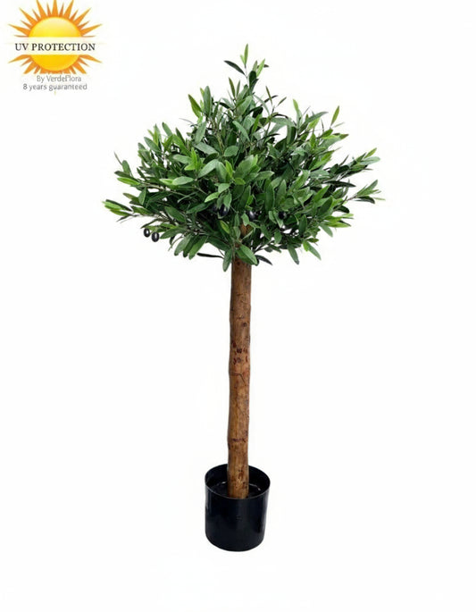 Outdoor Artificial olive tree on stem 120cm UV