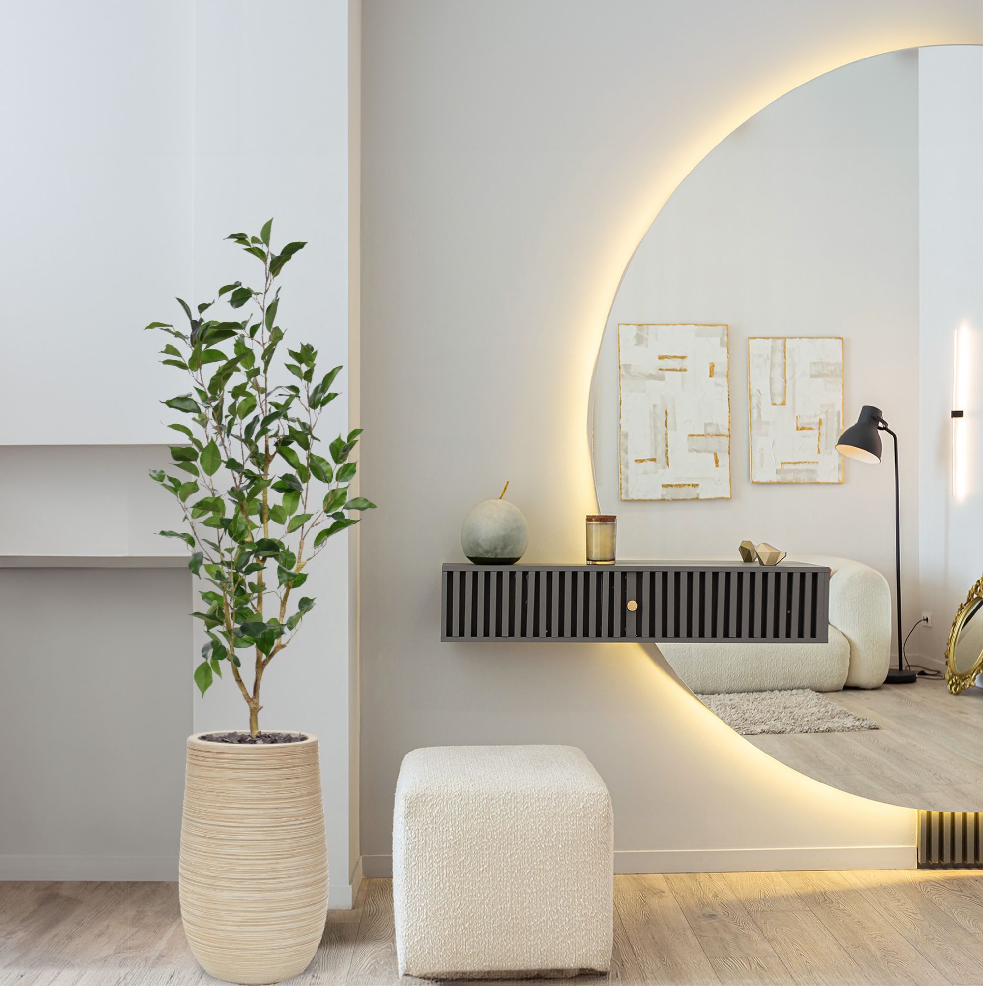 Ficus Exotica Kunstplant NT 100cm