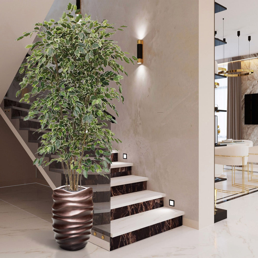 Ficus Exotica deluxe kunstboom 210cm - bont