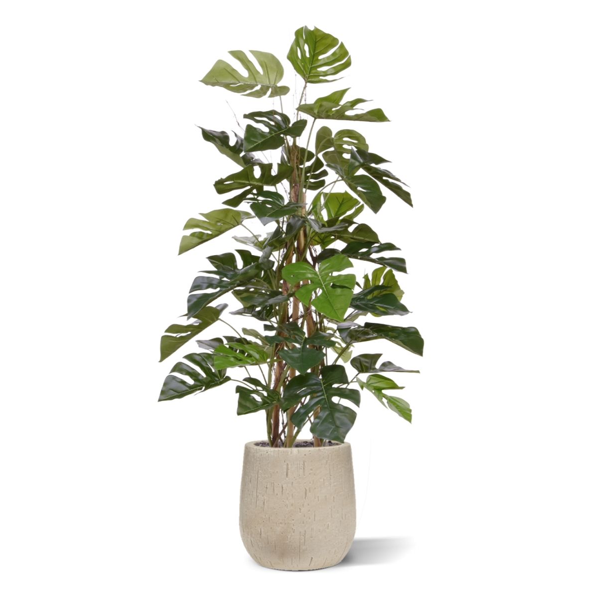 Monstera kunstplant Deluxe klimplant 120cm