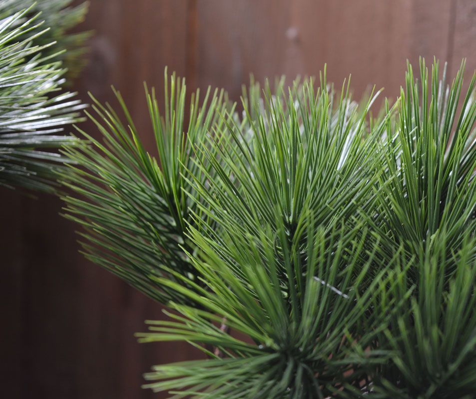 Pinus Bonsai x5 deluxe kunstplant op voet 80cm
