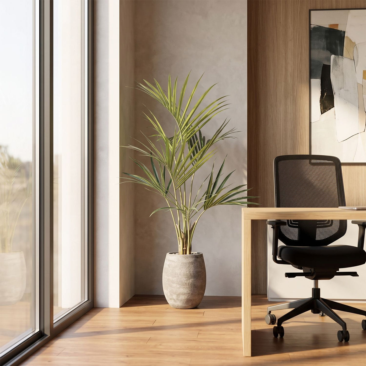 Kentia deluxe kunstpalm 135cm