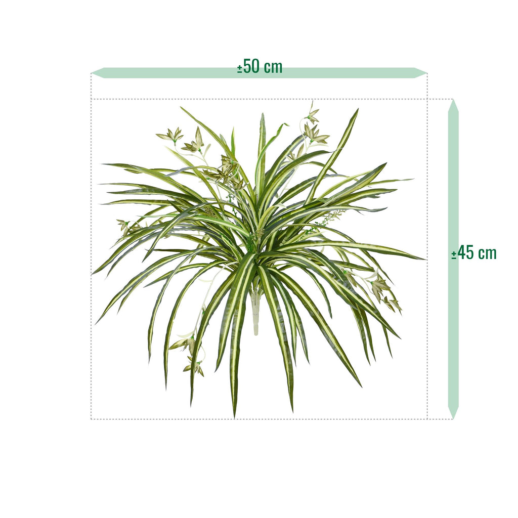 Chlorophytum RT kunst hangplant 45cm