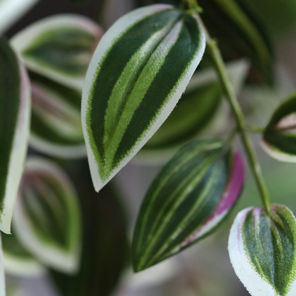 Tradescantia bont Kunst hangplant 50cm