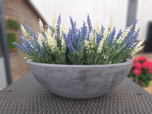 Art white Lavender bouquet uv-protected for Outdoor 50 cm