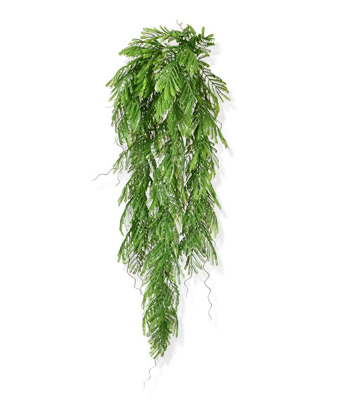 Mimosa kunst hangplant 65cm