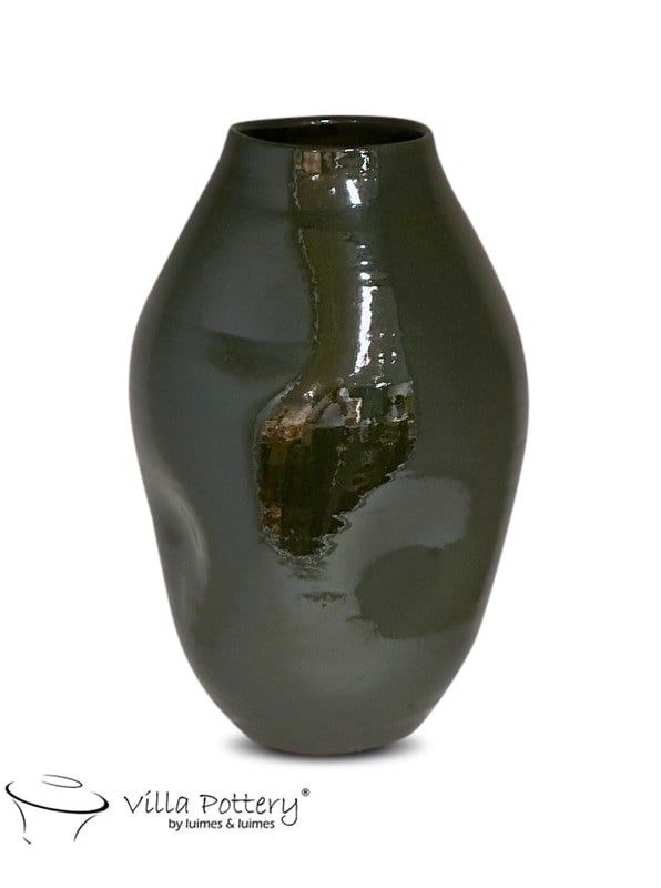 Campari Vaas 21x33cm Groen / Crème / Goud