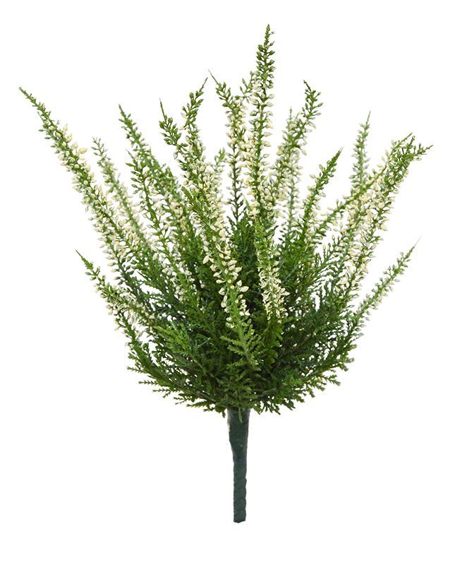 Erica heide kunstplant 30cm - creme of roze zonder kweekpotje