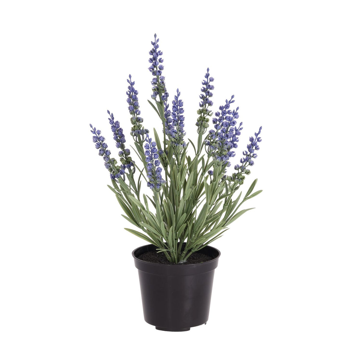 Lavender kunstplant 30cm UV blauw in kweekpot 10cm