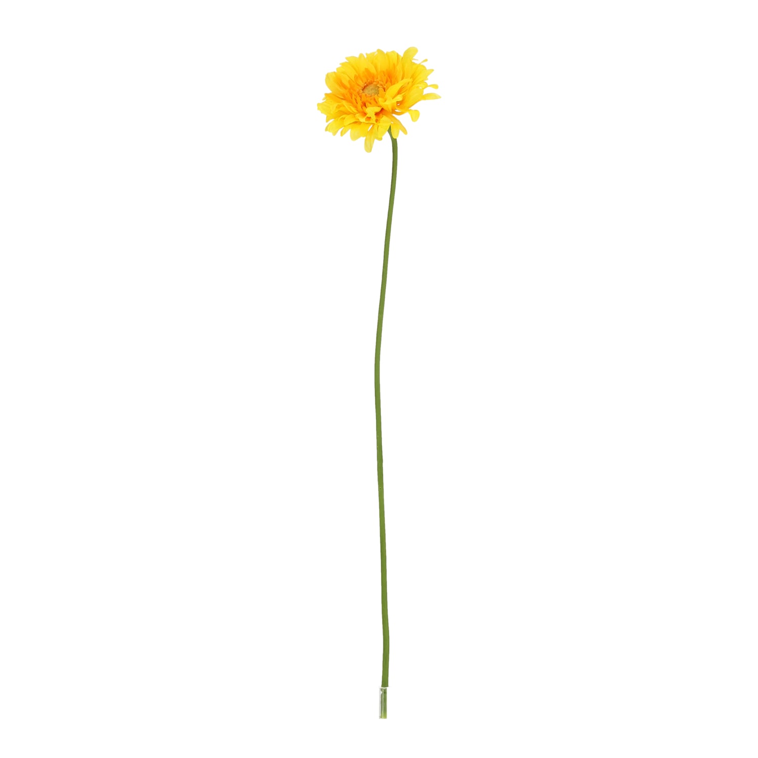 Gerbera Vanda Kunstbloem 48cm Geel
