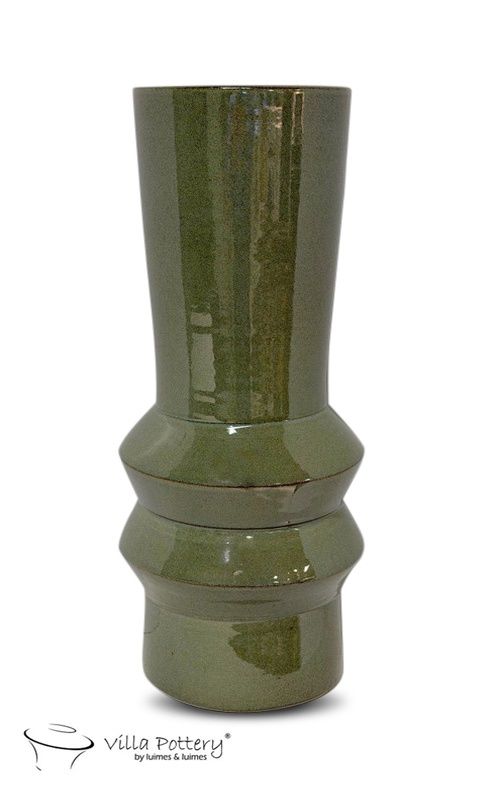 Sweden Vaas Groen / Créme / Mokka 17x35cm