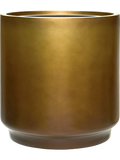 Baq Gradient Cylinder Matt Honey / Coffee (met inzetbak) 40x40cm