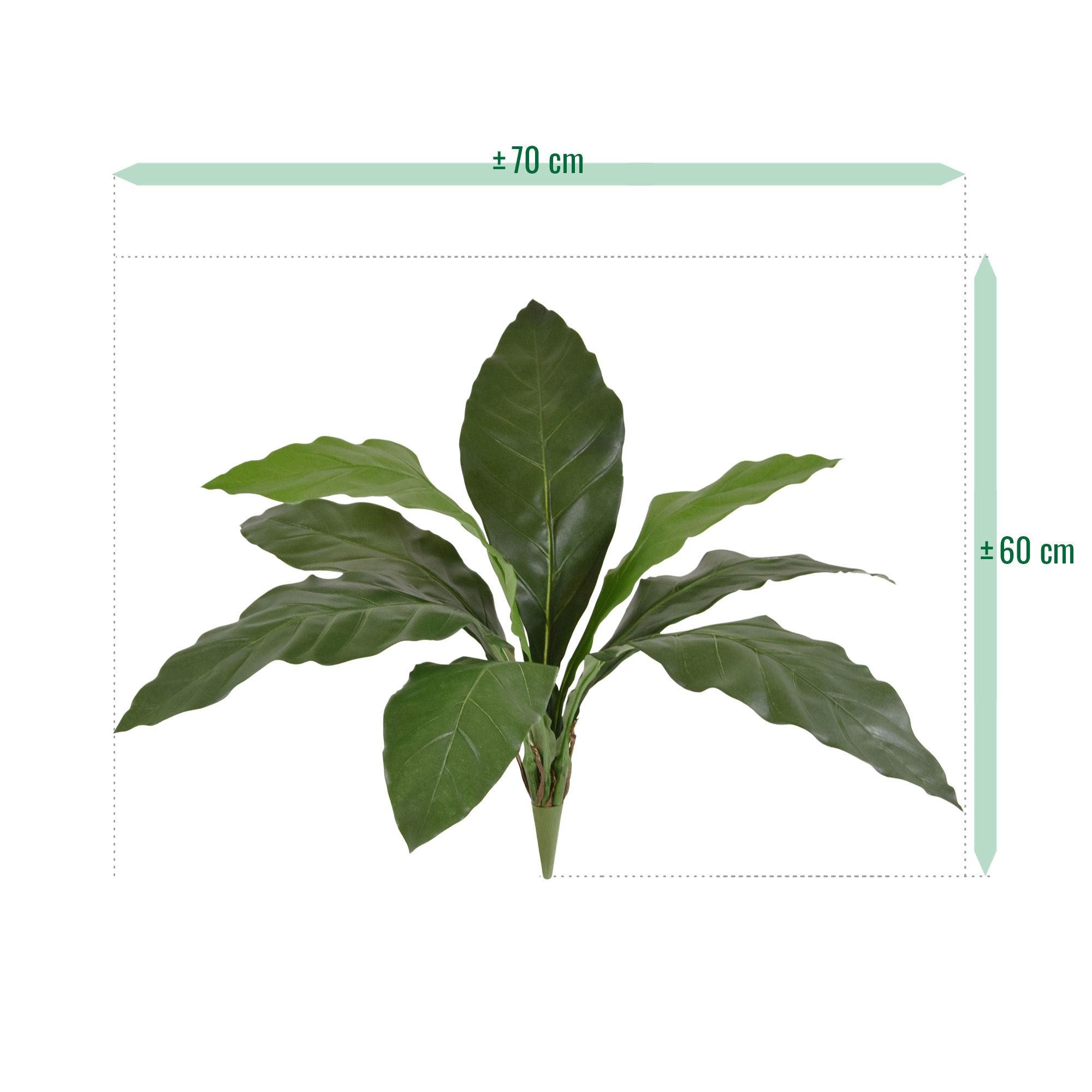 Anthurium Jungle King kunstplant 60cm