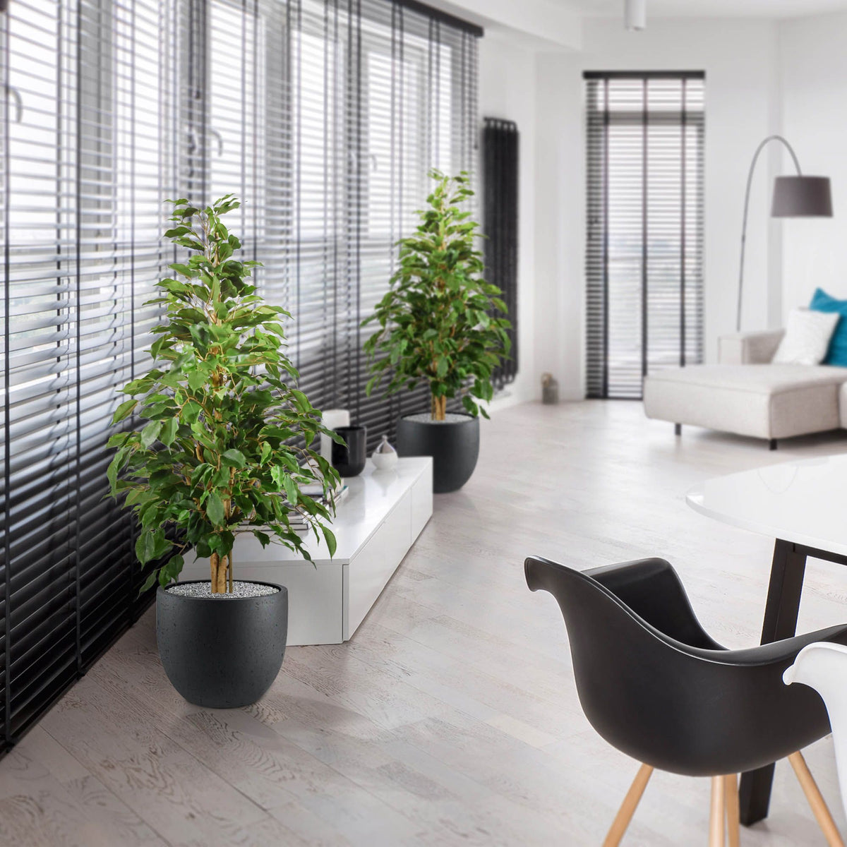 Ficus Exotica kunstplant 120cm - groen