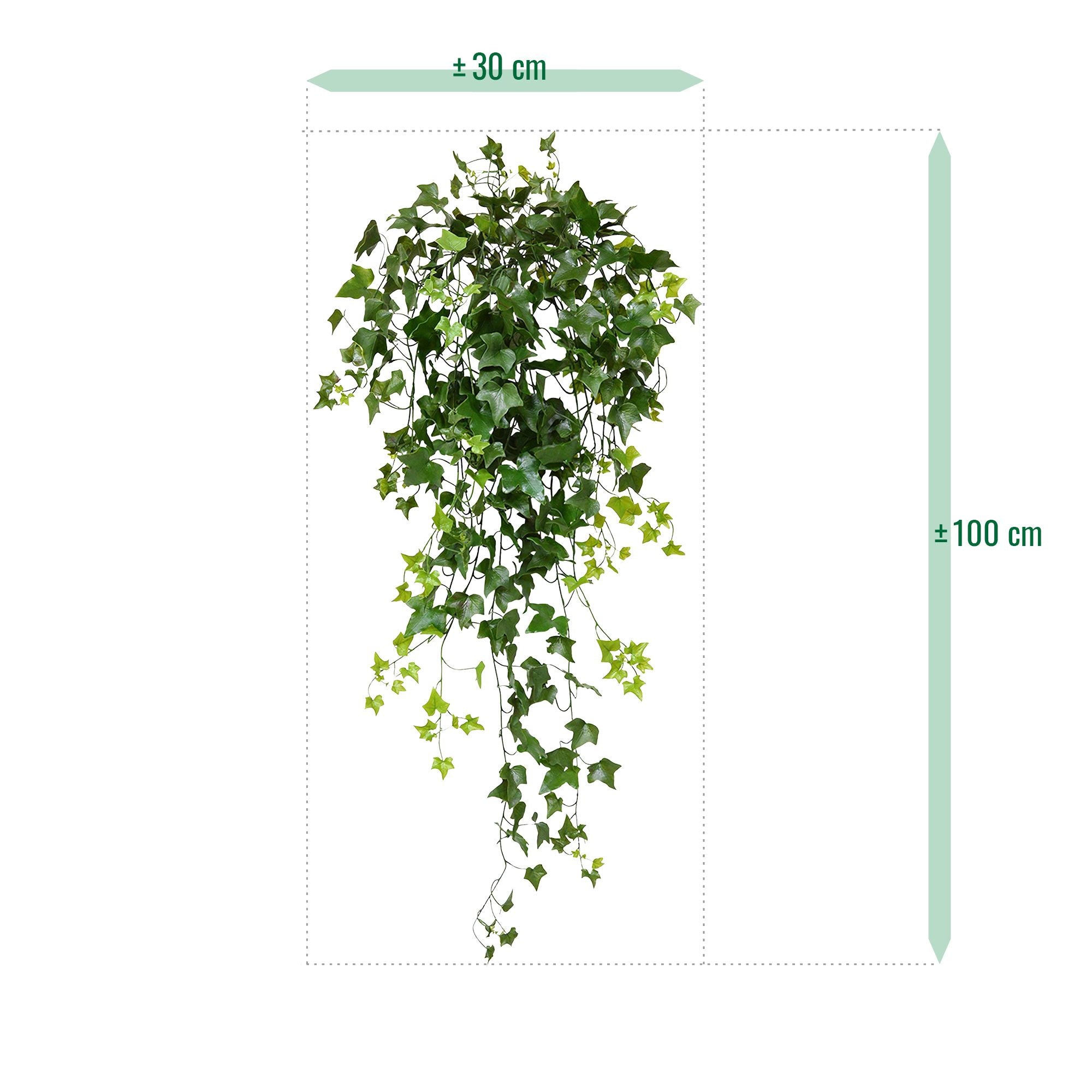 Hedera kunst hangplant 100cm - UV bestendig