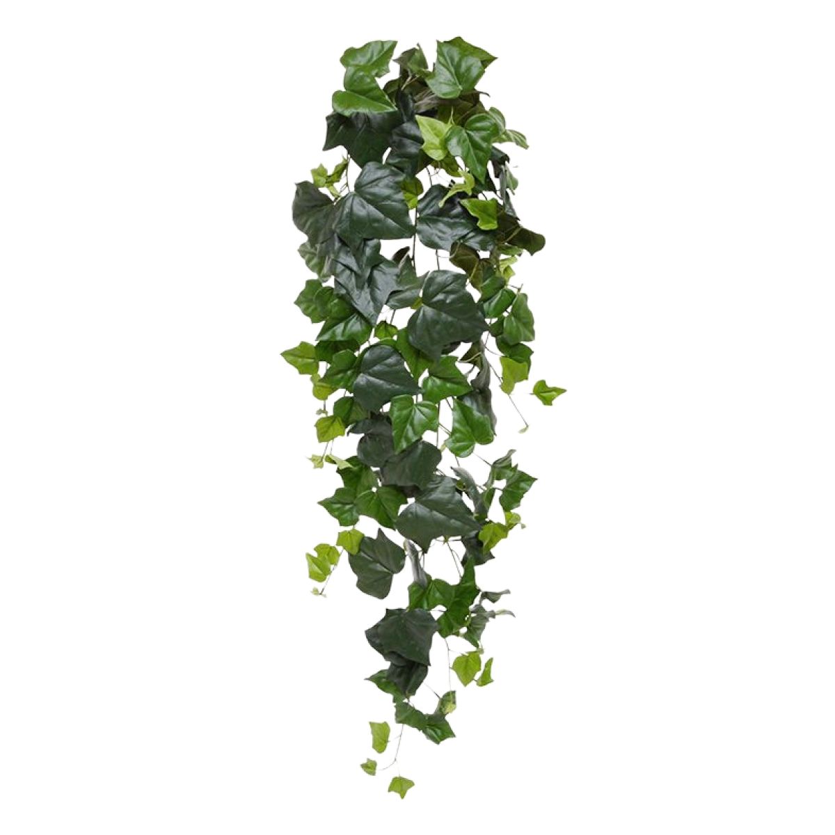 Hedera kunst hangplant 125cm - groen - FR - brand vertragend