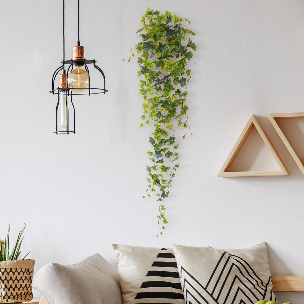 Hedera kunst hangplant 130cm  groen