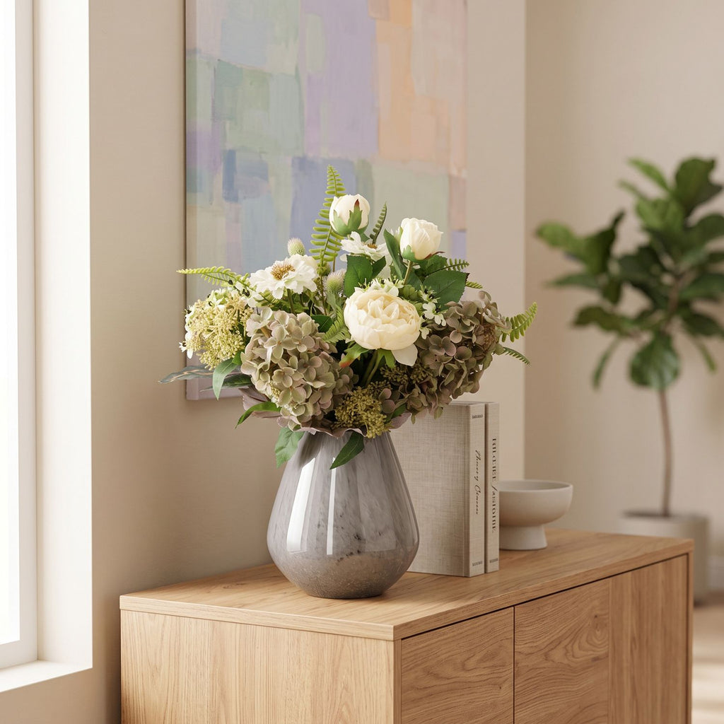 Kunst tafelboeket Doutzen Newcastle 45cm