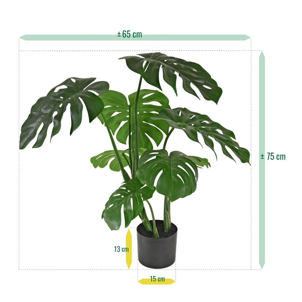 Monstera kunstplant 75cm RT