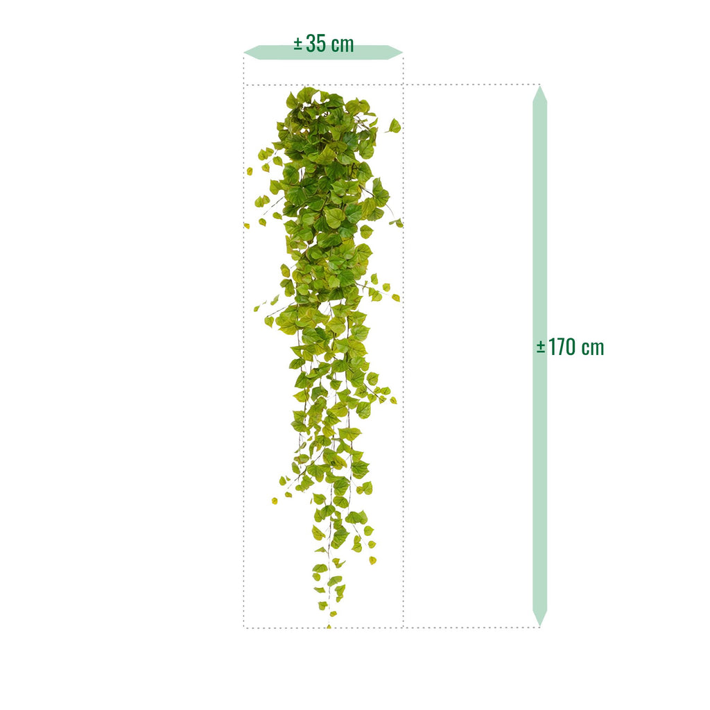 Populier kunst hangplant 170cm