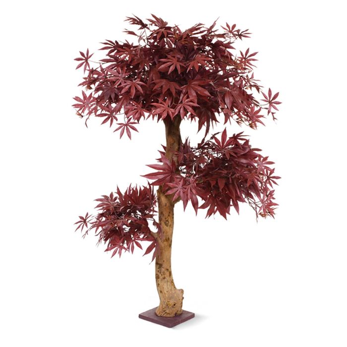 Acer Bonsai kunstboom 95cm - burgundy