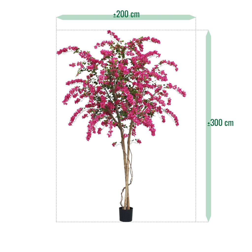 Bougainvillea Kunstboom Deluxe 300cm Cerise
