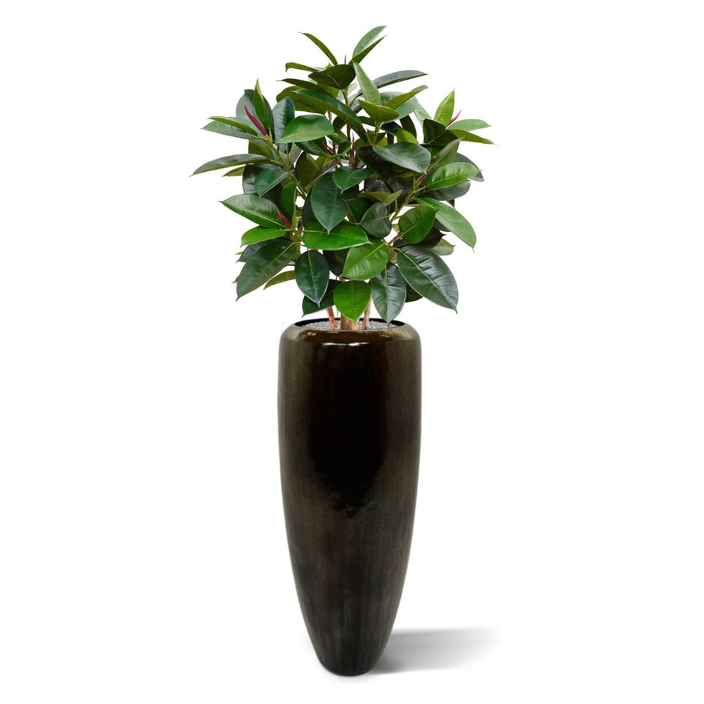 Elastica Robusta kunstplant 90cm - FR - brandvertragend