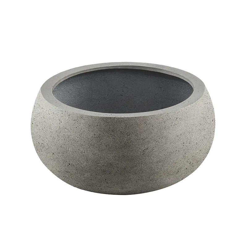 Grigio Bowl Balloon S Anthracite-Concrete / White-Concrete / Natural-Concrete 26x13