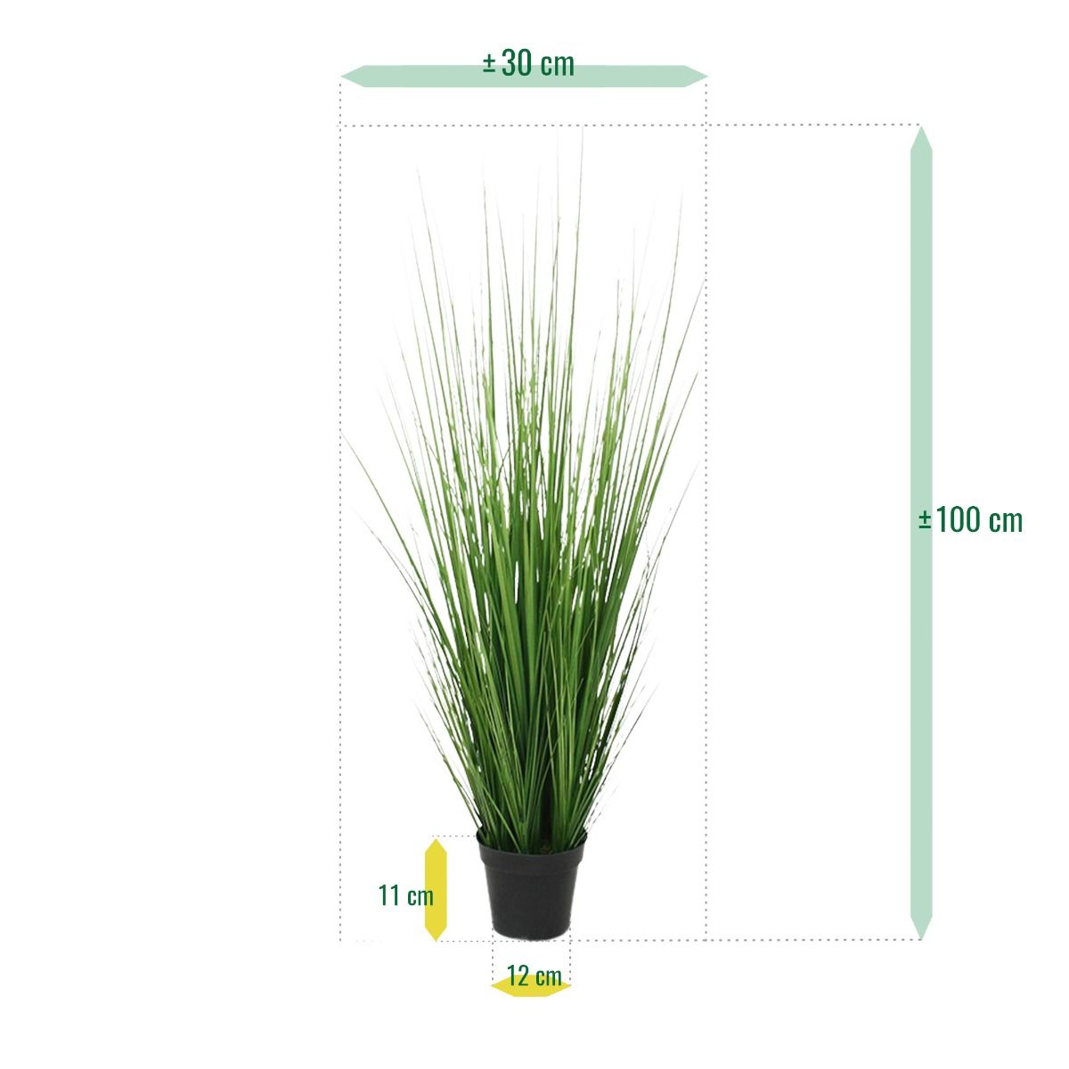 Gras kunstplant 100cm