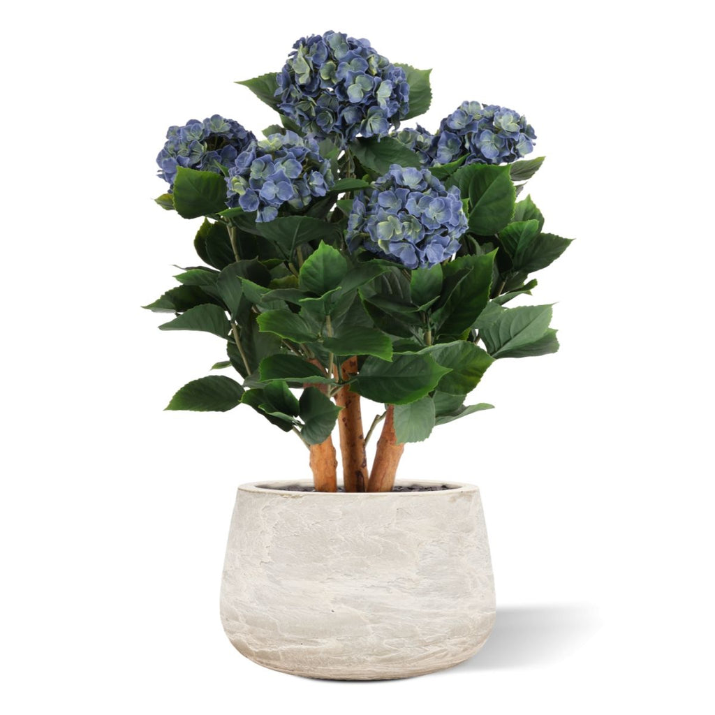 Buiten kunsthortensia blauw 65cm UV bestendig