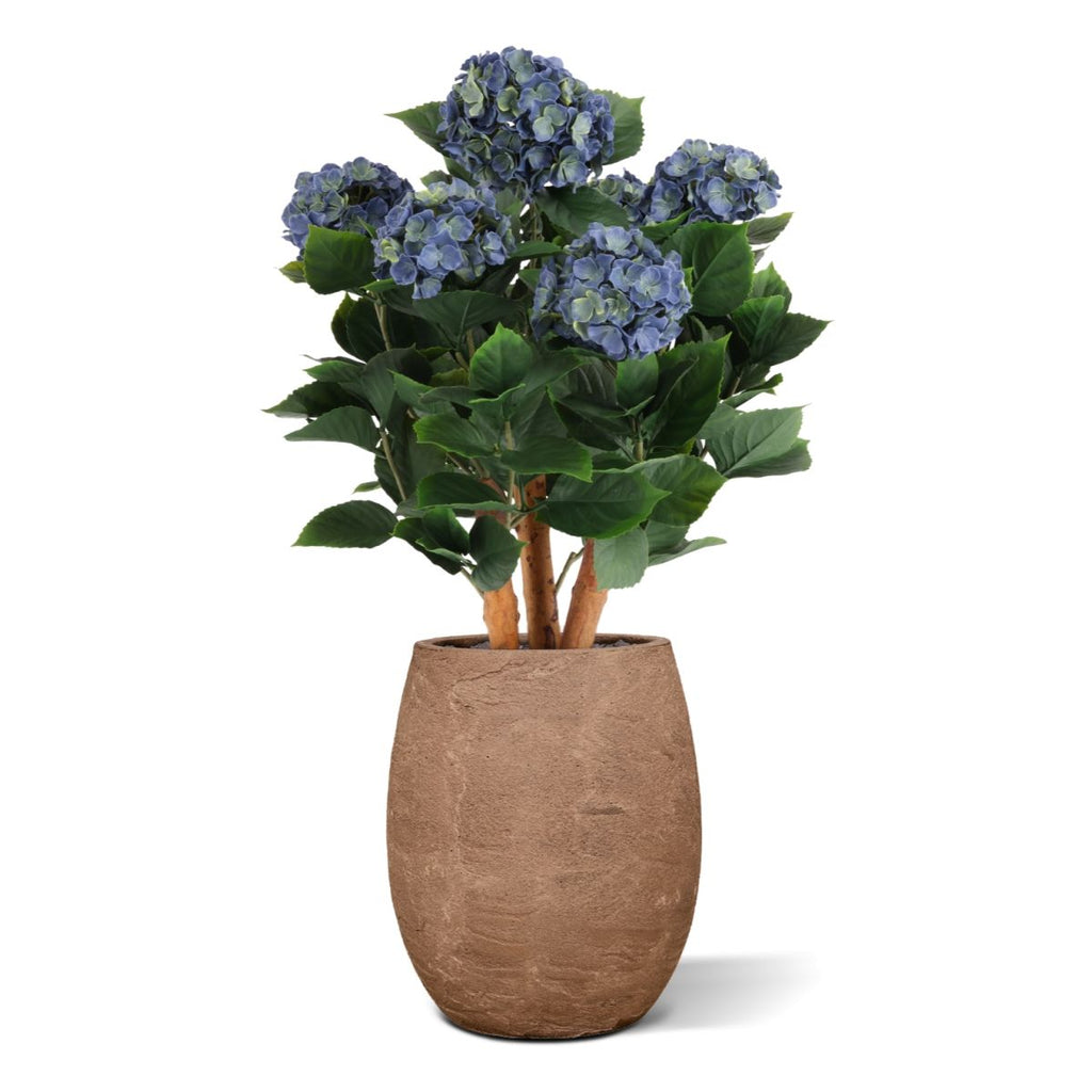 Buiten kunsthortensia blauw 65cm UV bestendig