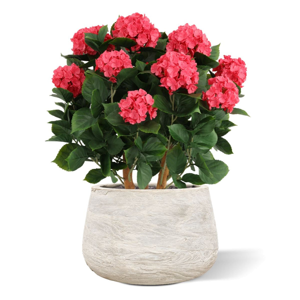 Buiten kunsthortensia roze 65cm UV bestendig