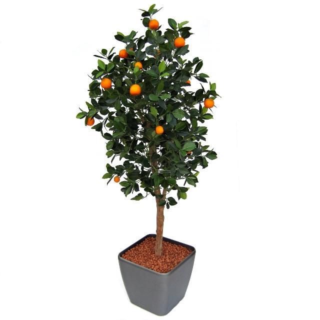 Sinaasappel kunstboom deluxe 150cm