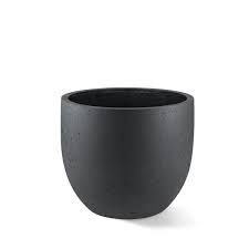 Grigio New Egg Pot Natural-Concrete /  Anthracite XL 80x66