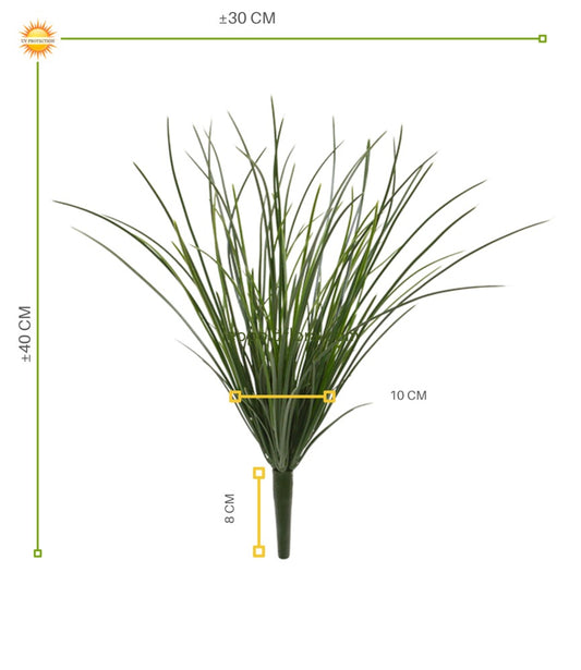 Artificial outdoor grass plant bouquet 40 cm UV