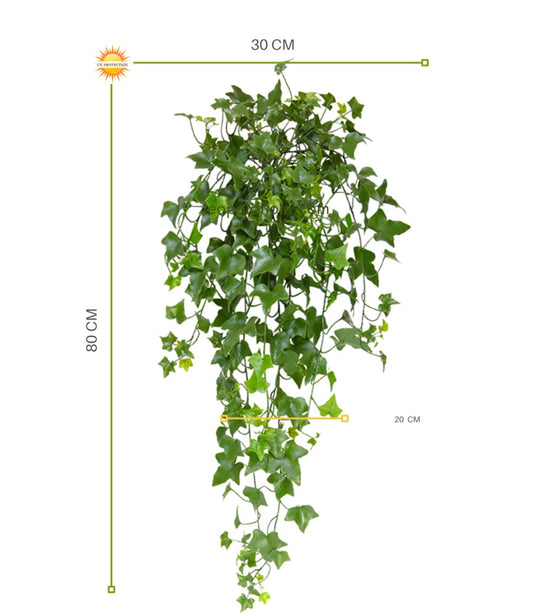 Artificial outdoor Ivy hanging plant 80 cm UV protected