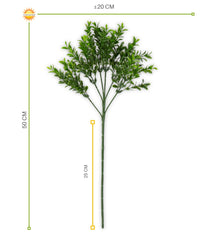 Outdoor art Boxwood branch 50 cm UV protected