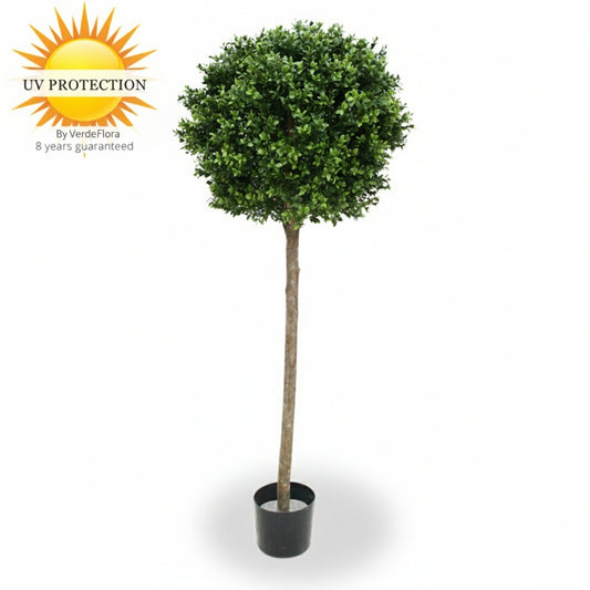 Art outdoor Boxwood ball on trunk 140 cm UV protected