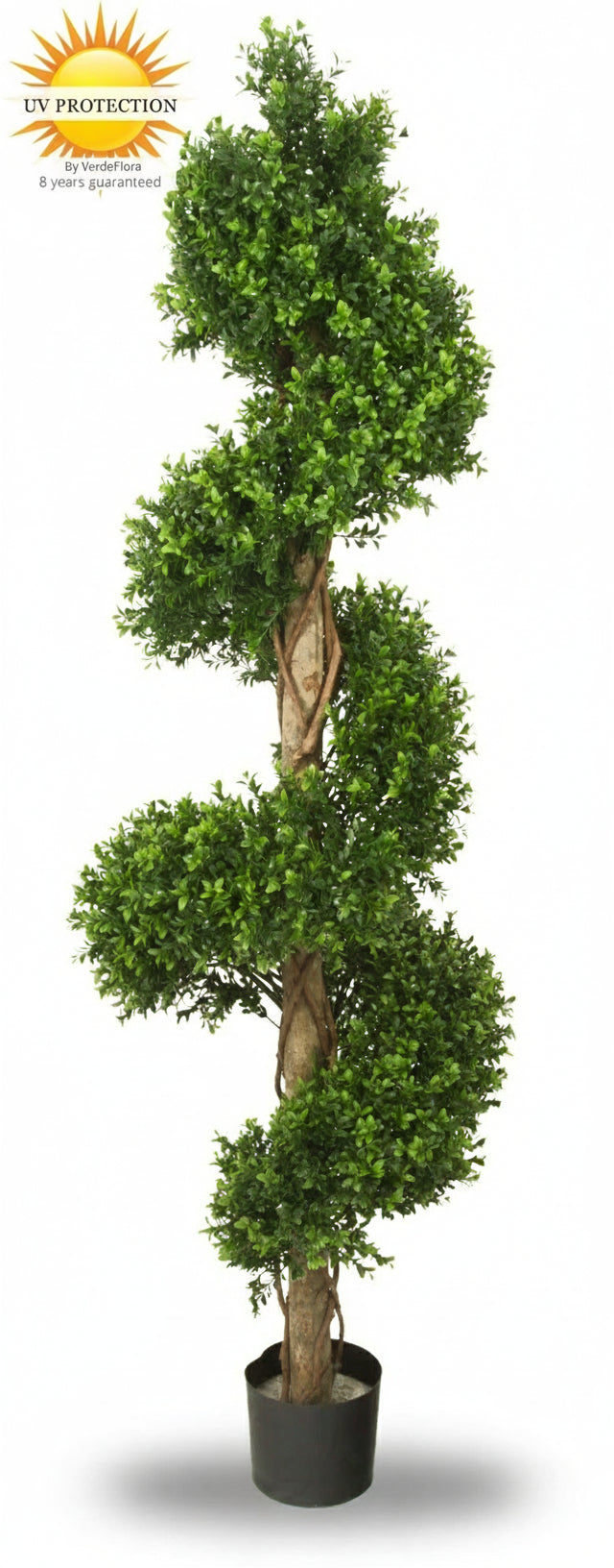 Kunstmatige buxus spiraalboom 170 cm UV-bescherming