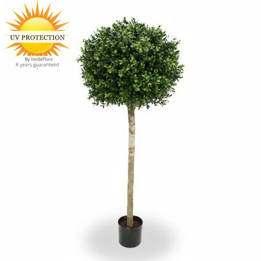 Art outdoor Boxwood ball on trunk 110 cm UV protected