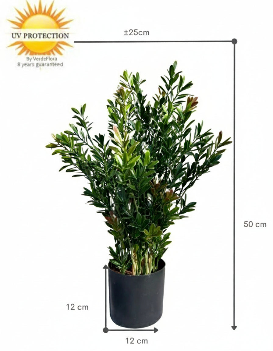 Kunstbuxus struik voor buiten 50cm UV