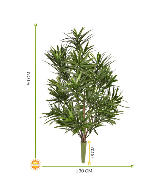Outdoor artificial Podocarpus bouquet 50 cm UV