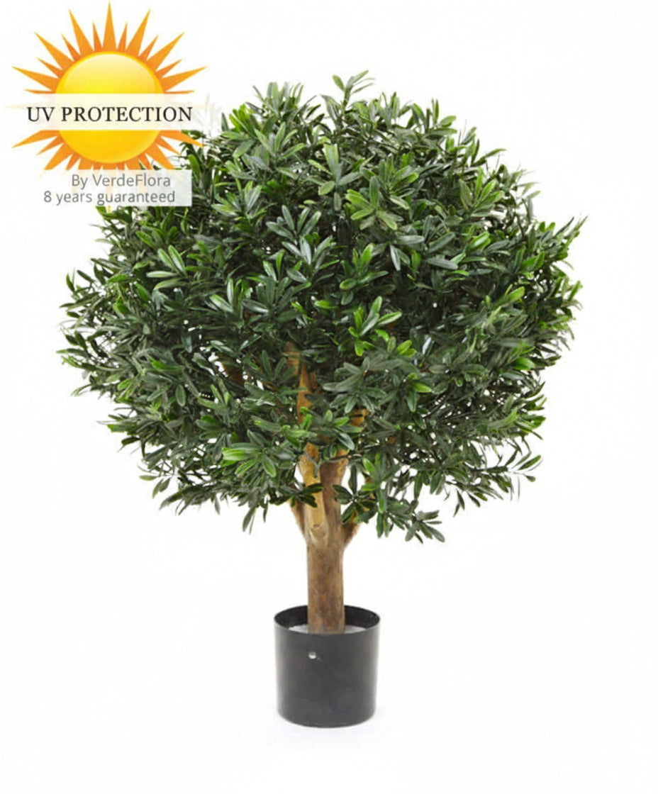 Kunstzinnige buitenbal van ilex (Ilex) 55 cm met UV-bescherming