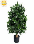 Kunstmatige laurierboom voor buiten, 105 cm, UV-bestendig