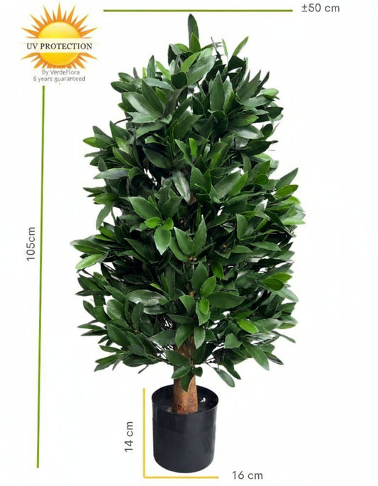 Outdoor artificial Laurel tree 105cm UV
