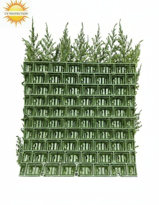 Luxury outdoor art Conifer mat x77 tips for wall covering UV protected