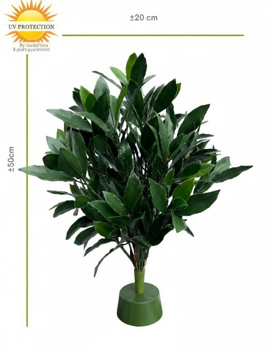 Kunstmatige laurierplant voor buiten, 50 cm, UV-bestendig